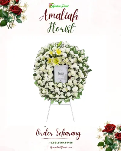 Krans Bunga Duka Cita di Sekumpul